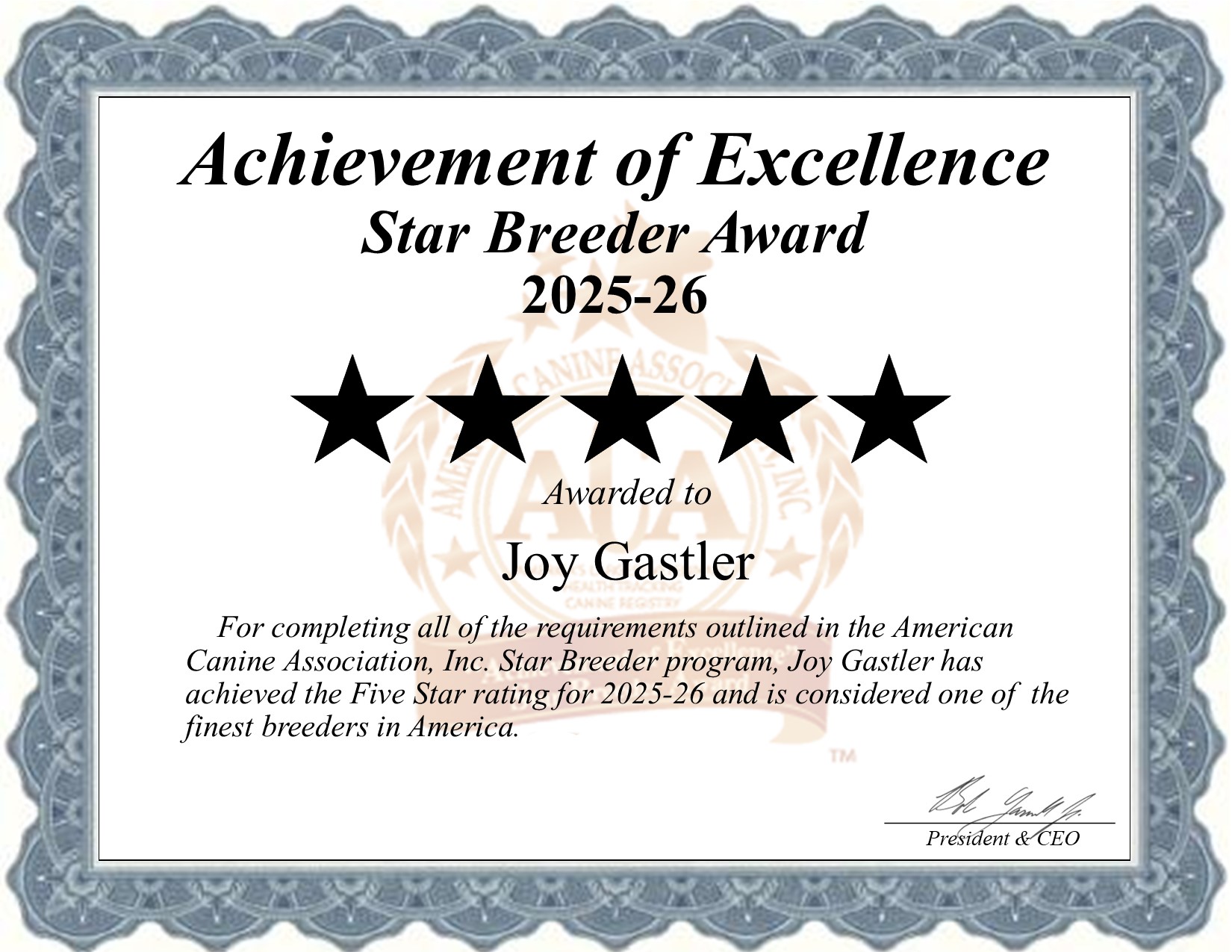 Joy, Gastler, dog, breeder, star, certificate, Joy-Gastler, Madison, MO, Missouri, puppy, dog, kennels, mill, puppymill, usda, 5-star, aca, ica, registered, Yorkshire Terrior, none